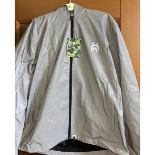 アベイシングエイプ(A BATHING APE)のAPE リフレクター ナイロン パーカー  エイプ(ナイロンジャケット)