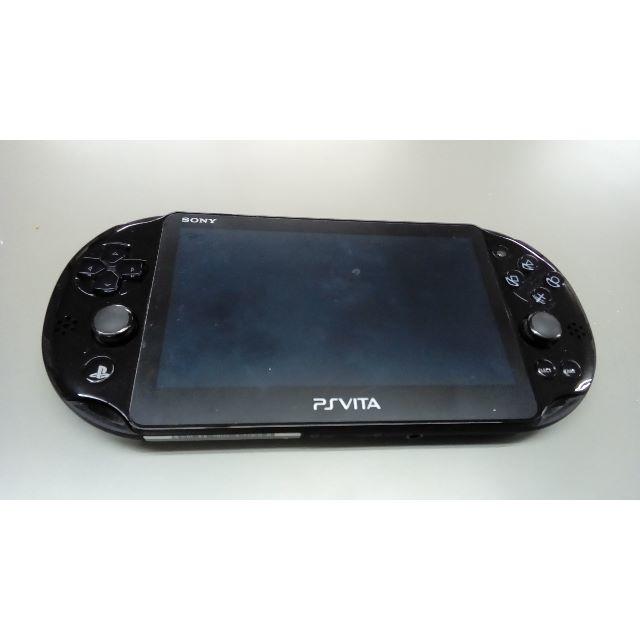 携帯用ゲーム機本体ps vita PCH-2000 Wifiモデル ブラック メモリーカード付き