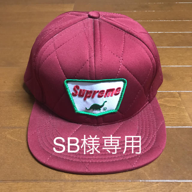 Supreme(シュプリーム)の値下げ supreme キルティングキャップ メンズの帽子(キャップ)の商品写真