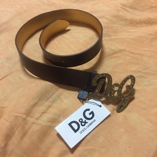 ディーアンドジー(D&G)のセール D&G ブロンズ ベルト 新品未使用(ベルト)