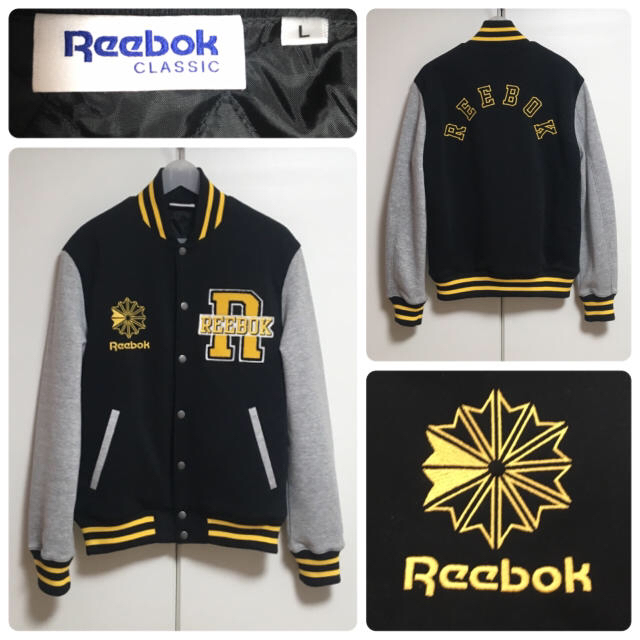 Reebok(リーボック)の☆Lサイズ☆リーボック スタジャン ブルゾン スタークレスト ベクター メンズのジャケット/アウター(スタジャン)の商品写真