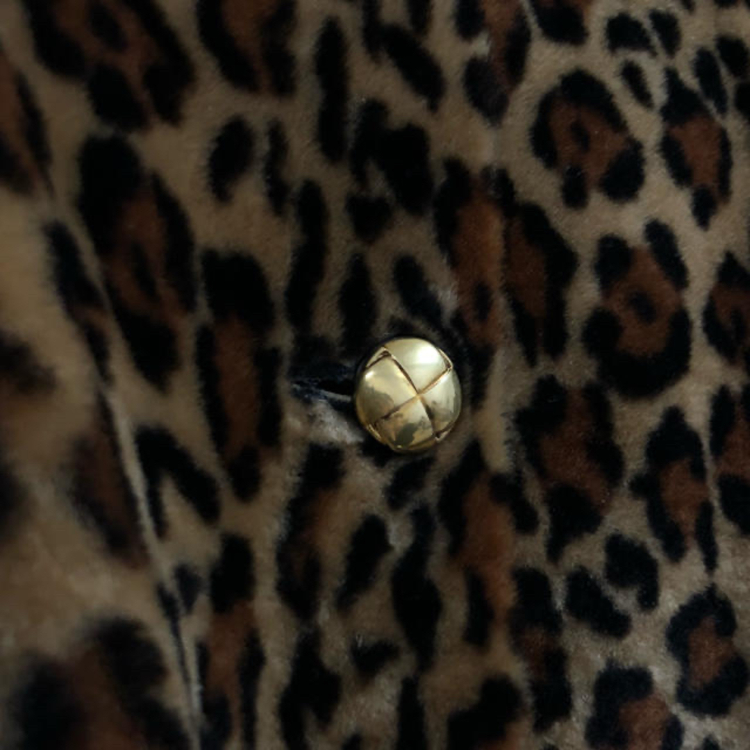 miumiu(ミュウミュウ)のmiumiu  ミュウミュウ レオパード ミニ ボレロ ジャケット コート レディースのジャケット/アウター(ポンチョ)の商品写真