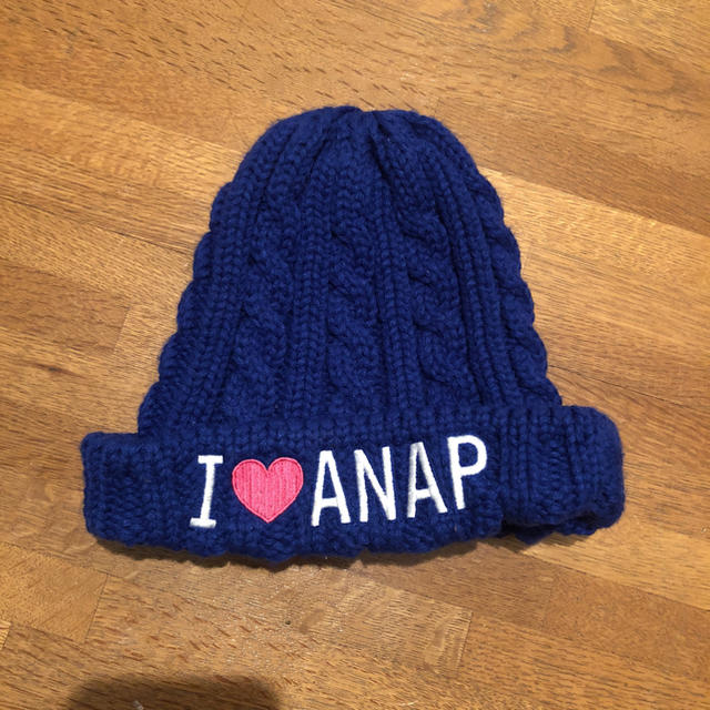 ANAP(アナップ)のANAP ニット帽 キッズ/ベビー/マタニティのこども用ファッション小物(帽子)の商品写真