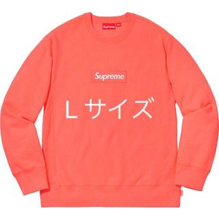 シュプリーム(Supreme)の18aw Supreme Box Logo Crewneck L サイズ ピンク(スウェット)