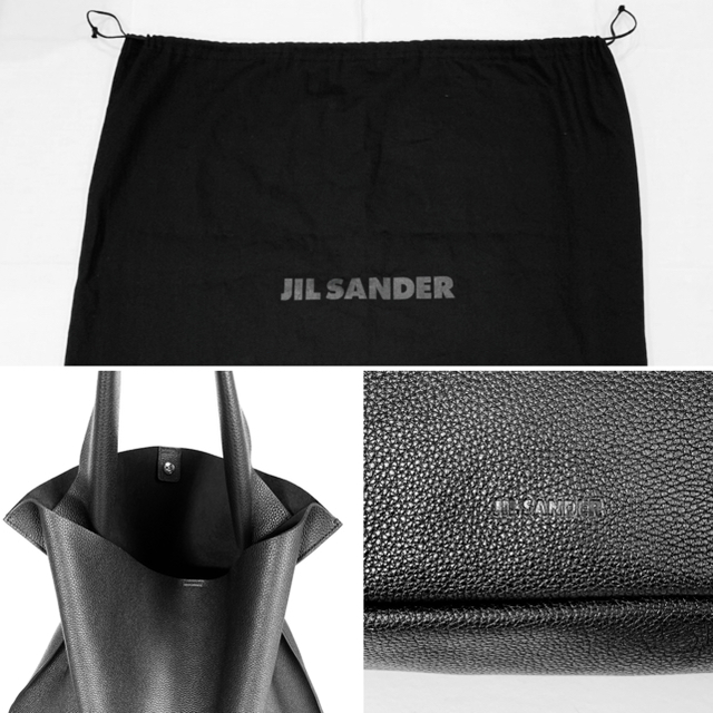 Jil Sander(ジルサンダー)のJIL SANDER トートバック ブラック レディースのバッグ(トートバッグ)の商品写真