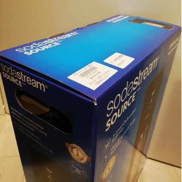 sodastream ソーダストリーム source V3 ブラック スマホ/家電/カメラの調理家電(調理機器)の商品写真