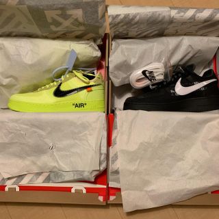 ナイキ(NIKE)のひでりーむ様 専用Nike×OFF-WHITE AIR FORCE1 2カラー(スニーカー)