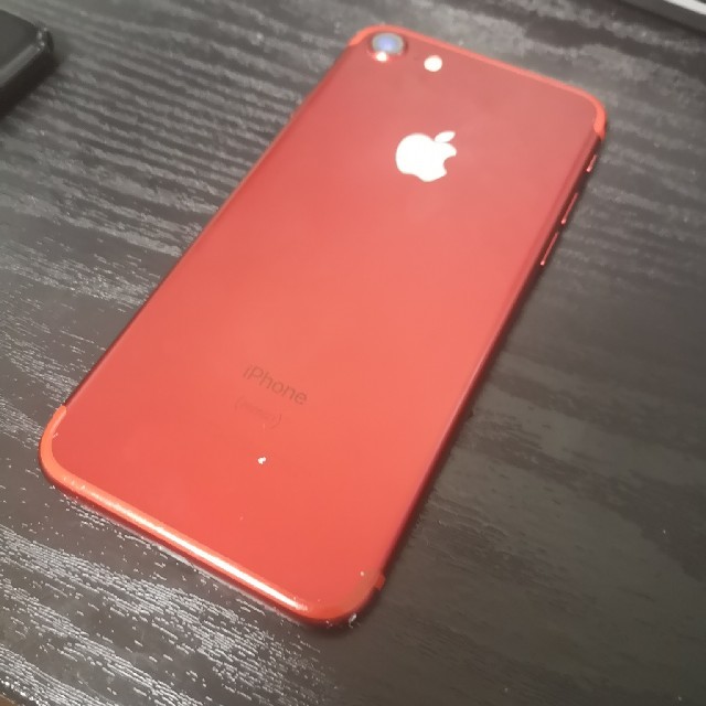 スマートフォン/携帯電話【simフリー】Iphone 7 red simフリー 128GB