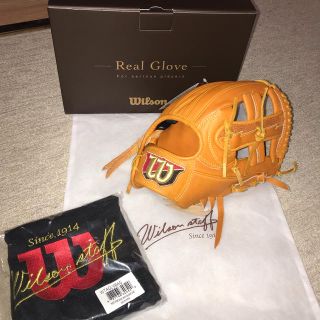 ウィルソンスタッフ(Wilson Staff)の高校野球対応/新品/ウィルソンスタッフ/日本製/内野手用グラブ/硬式用グローブ(グローブ)