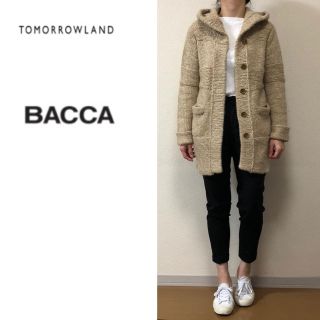 トゥモローランド(TOMORROWLAND)の美品☆トゥモローランド☆BACCA☆ニットコート☆エディション(ニットコート)