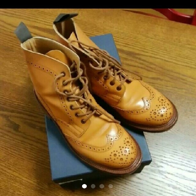 Trickers(トリッカーズ)のみもざ様専用】tricker’s  カントリー　SIZE６ レザーソール レディースの靴/シューズ(ブーツ)の商品写真