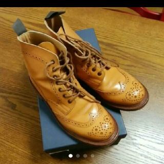 トリッカーズ(Trickers)のみもざ様専用】tricker’s  カントリー　SIZE６ レザーソール(ブーツ)