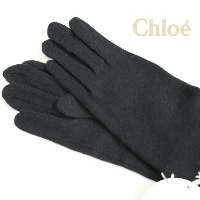 Chloe(クロエ)の❤正規品/新品タグ付き クロエ【Chloe】カシミヤ入り手袋【クロエロゴあり】❤ レディースのファッション小物(手袋)の商品写真