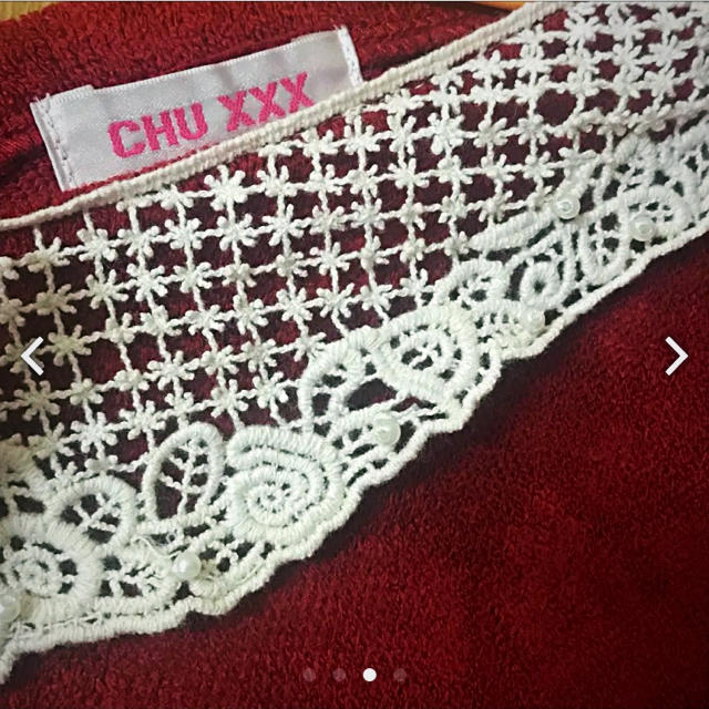 CHU XXX(チュー)の美品♡CHU✖️✖️✖️♡エリ付きセーター♡売り切り価格❗️ レディースのトップス(ニット/セーター)の商品写真