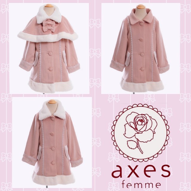 axes femme(アクシーズファム)のはぐりん様 専用です キッズ/ベビー/マタニティのキッズ服女の子用(90cm~)(コート)の商品写真