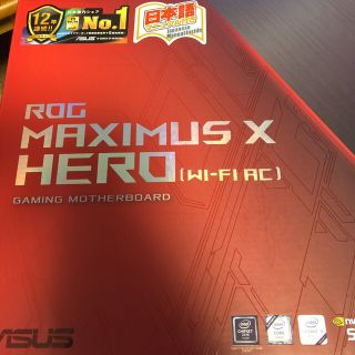 エイスース(ASUS)のASUS ROG MAXIMUS X HERO(PCパーツ)