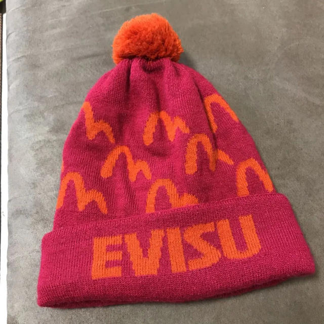 EVISU(エビス)のエヴィス　帽子  極美品レア　値下げ レディースの帽子(ニット帽/ビーニー)の商品写真