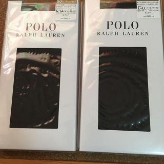 ポロラルフローレン(POLO RALPH LAUREN)のポロラルフローレン黒タイツ新品２点(タイツ/ストッキング)