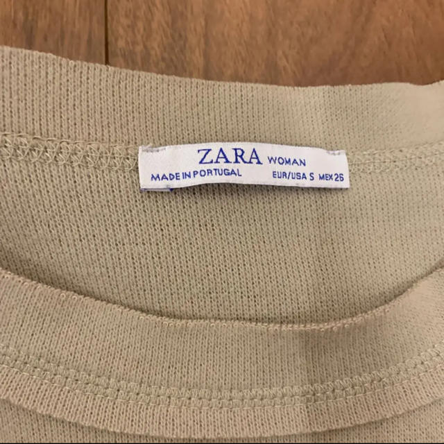 ZARA(ザラ)のZARA 切りっぱなしカットソー レディースのトップス(カットソー(長袖/七分))の商品写真