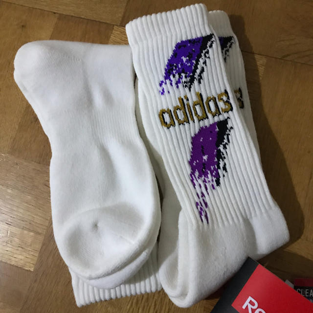 adidas(アディダス)の専用出品  厚地 adidas アディダス スポーツソックス デッドストック メンズのレッグウェア(ソックス)の商品写真