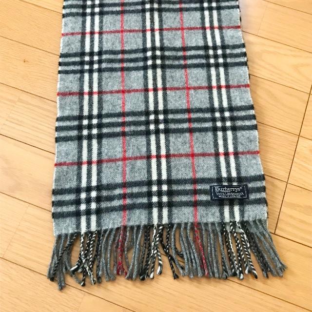 BURBERRY(バーバリー)のBURBERRY マフラー グレー レディースのファッション小物(マフラー/ショール)の商品写真