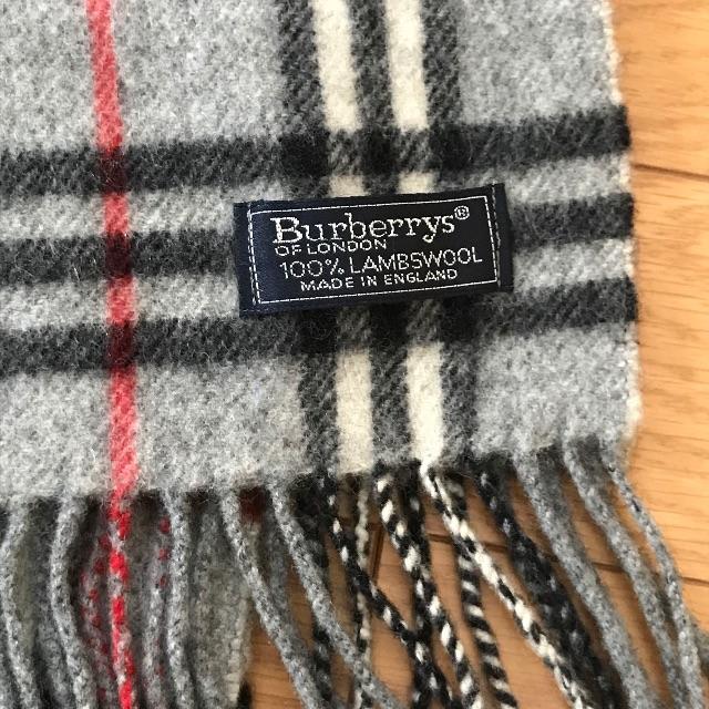 BURBERRY(バーバリー)のBURBERRY マフラー グレー レディースのファッション小物(マフラー/ショール)の商品写真