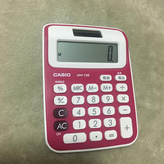 カシオ(CASIO)のCASIO 電卓 ピンク カシオ(オフィス用品一般)