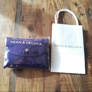 ディーンアンドデルーカ(DEAN & DELUCA)のDEAN&DELUCA 　京都店限定　エコバッグ　紫色(エコバッグ)