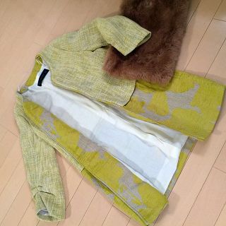 ザラ(ZARA)のzara♡春色コート♡(ノーカラージャケット)