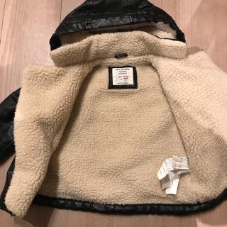 ザラキッズ(ZARA KIDS)のザラキッズ  裏ボア ライダースジャケット(ライダースジャケット)