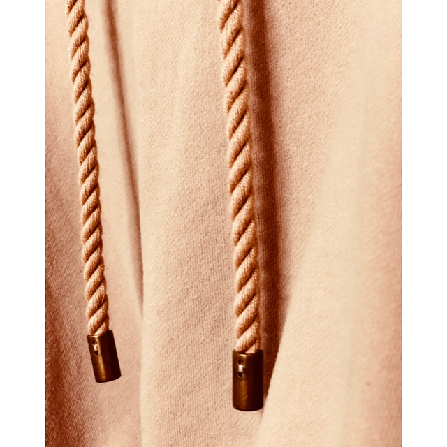 Lily Brown(リリーブラウン)のリリーブラウン フード付き 袖デザイン裏毛トップス ピンク 中古 レディースのトップス(パーカー)の商品写真