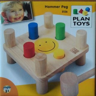 プラントイ(PLANTOYS)の【PLANTOYS 】5126ハンマーペグ(知育玩具)