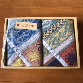 サザビー(SAZABY)のサザビーフェイスタオル2点セット(タオル/バス用品)