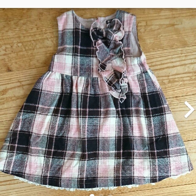 familiar(ファミリア)のcri de joie 新品ワンピース １１０くらい キッズ/ベビー/マタニティのキッズ服女の子用(90cm~)(ワンピース)の商品写真