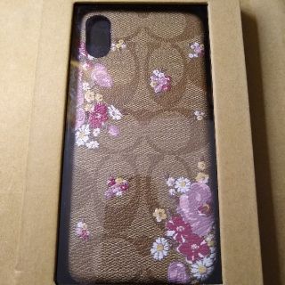 コーチ(COACH)の☆新品☆ COACH アイフォンケース iphone X コーチ 花柄(iPhoneケース)