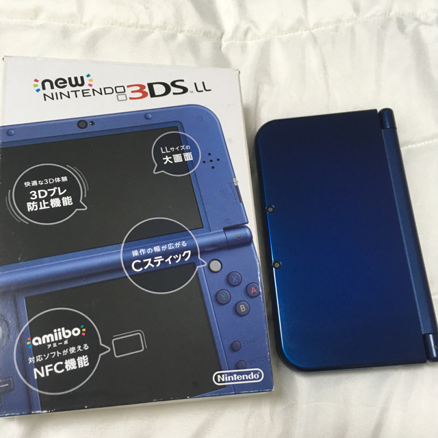 New NINTENDO 3DS LL メタリック ブルー