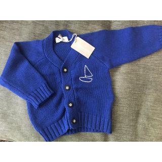 プチバトー(PETIT BATEAU)のカーディガン  ベビー  アウター♡80(ニット/セーター)