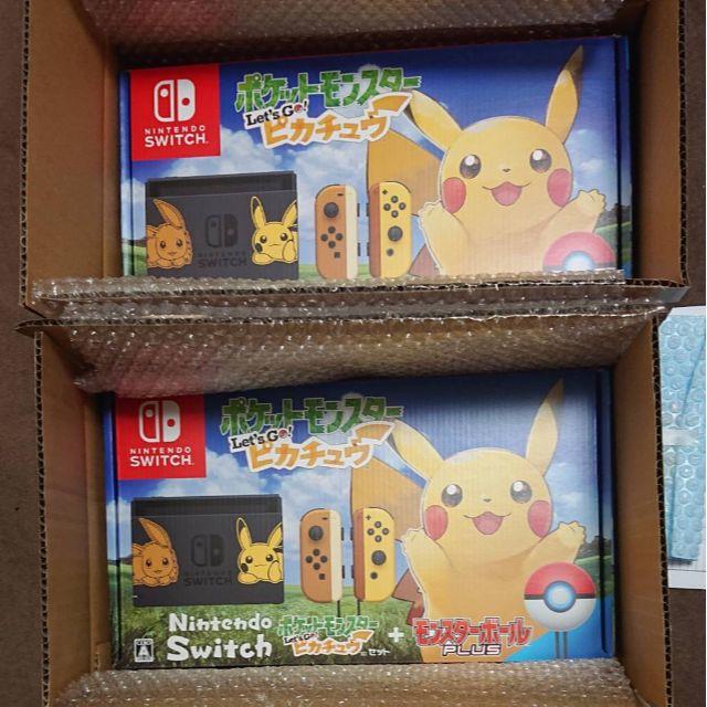 【2個】Nintendo Switch ピカチュウセットのサムネイル