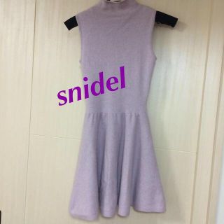 スナイデル(SNIDEL)のsnidel♡ワンピース(ミニワンピース)