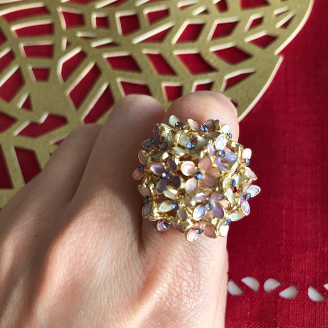 紫陽花RING レディースのアクセサリー(リング(指輪))の商品写真