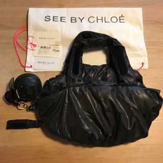 シーバイクロエ(SEE BY CHLOE)のタカリン様専用 美品 SeeByChloe ジョイライダー スモール ブラック(ハンドバッグ)