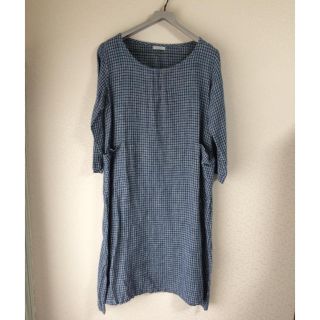 ネストローブ(nest Robe)のfog linen work  チェックチュニック(チュニック)