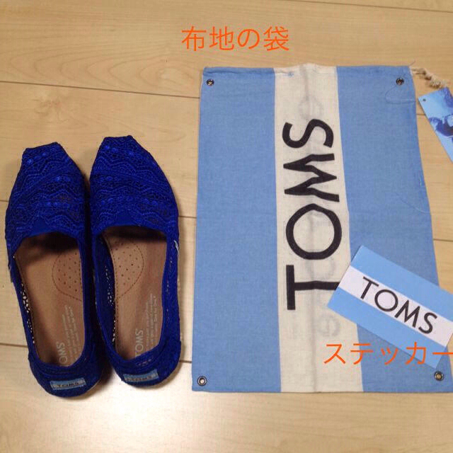 TOMS＊Crochetコバルトブルー レディースの靴/シューズ(サンダル)の商品写真