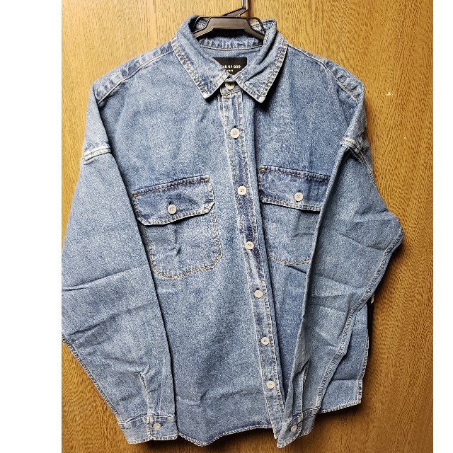 正規品★FEAROFGOD  インディゴ オーバーサイズ デニム シャツ