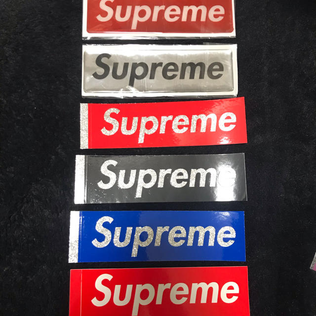 supreme box logo ステッカー 6枚セット