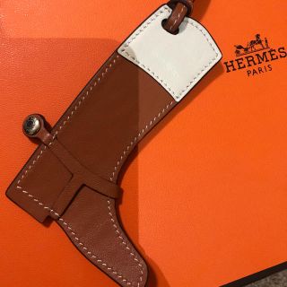 エルメス(Hermes)の【himi様専用】【希少】エルメス チャーム パドック ブーツ(バッグチャーム)