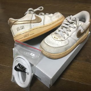 ナイキ(NIKE)のナイキ フォース1 ゴールド キッズ スニーカー nike (その他)