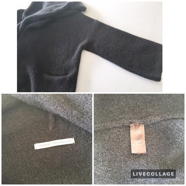 L'Appartement DEUXIEME CLASSE(アパルトモンドゥーズィエムクラス)のLAUREN MANOOGIAN HOODED KNIT カーディガン 希少 レディースのジャケット/アウター(ニットコート)の商品写真