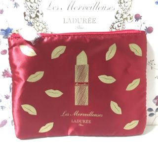 レメルヴェイユーズラデュレ(Les Merveilleuses LADUREE)の未使用 スティックルージュ 限定ポーチ LADUREE(ポーチ)