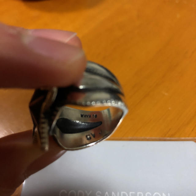 コディサンダーソン  ミディアムスターリング メンズのアクセサリー(リング(指輪))の商品写真